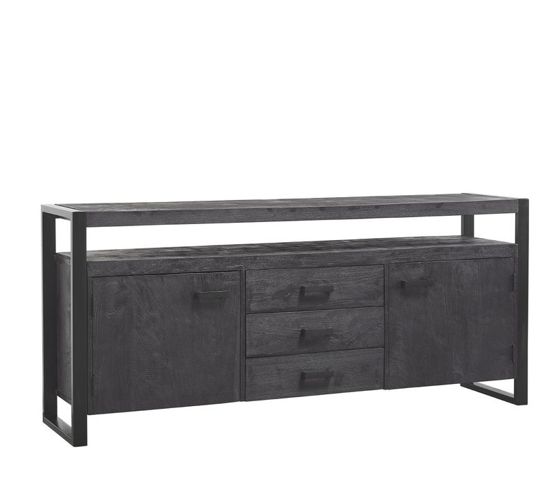 Dressoir Newhaven 80 x 180 zwart