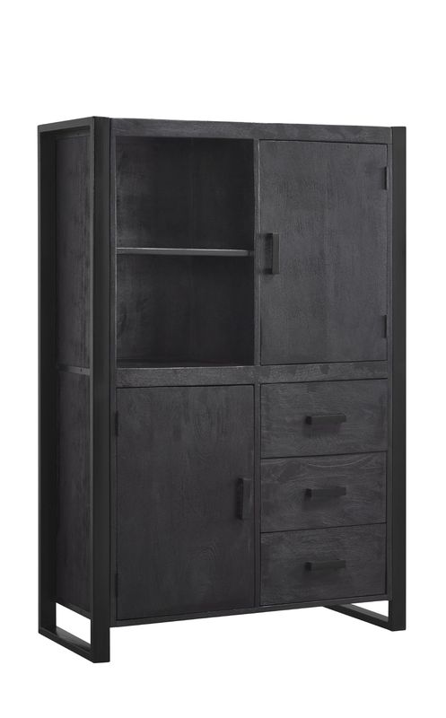 Opbergkast Newhaven 150 x 100 zwart