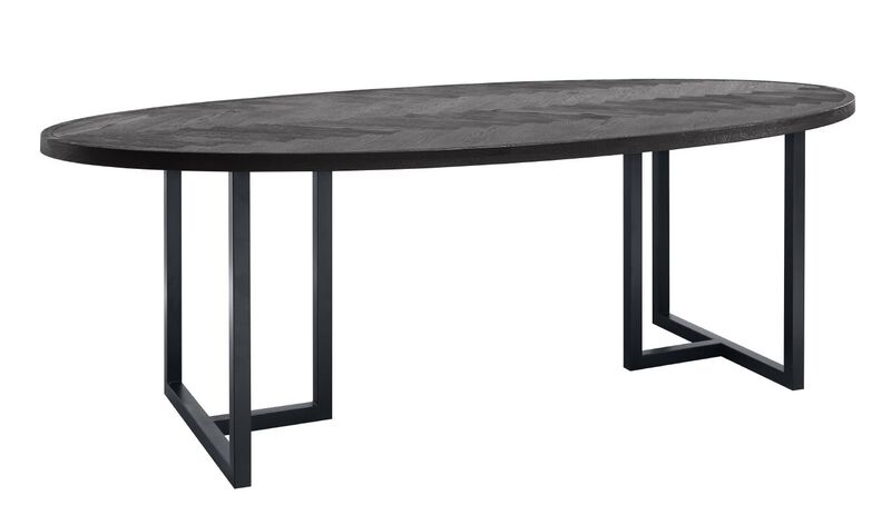 Eettafel Veneta 200 cm naturel visgraatmotief