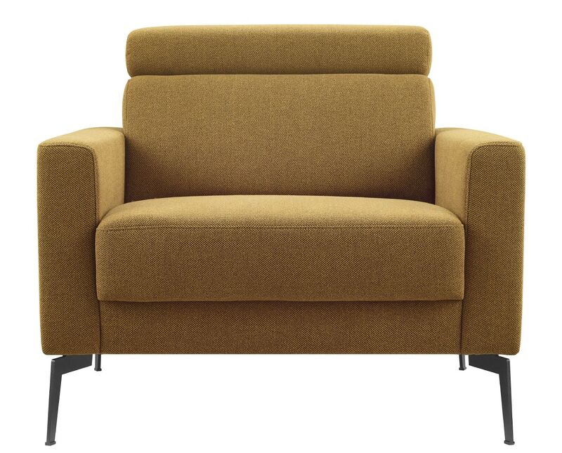 Fauteuil Tusari HR-schuim zitting mustard