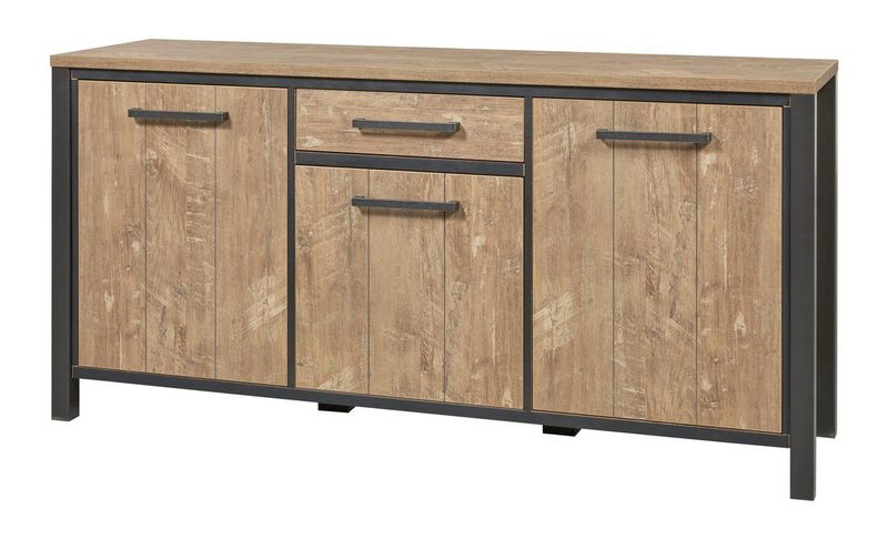 Dressoir Mendiga 89 x 182 orange teak wood