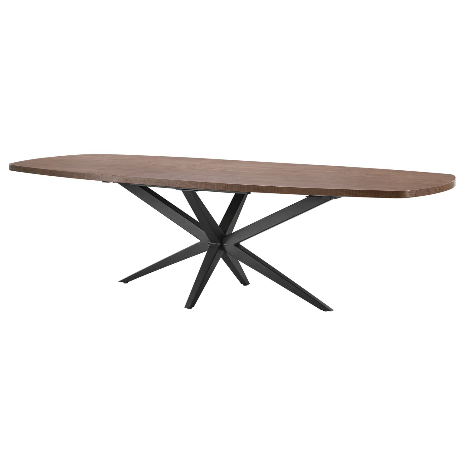 Eettafel Mascaro deens ovaal uitschuifbaar 180 tot (238)x102 dark mango