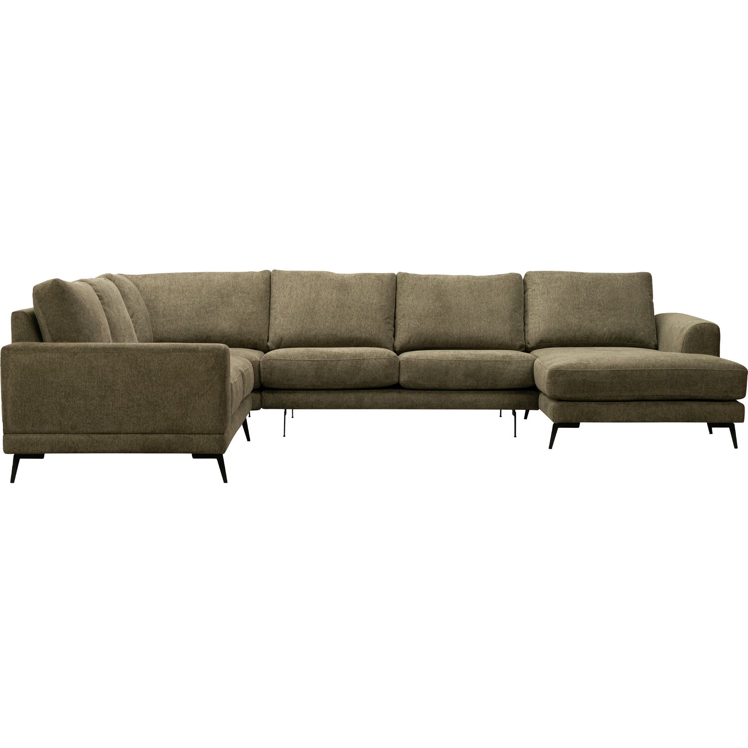 Hoekbank Flandria hunter, pocketvering i.c.m. visco-schuim