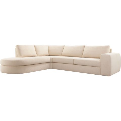 Hoekbank Azara HR i.c.m. traagschuim, beige