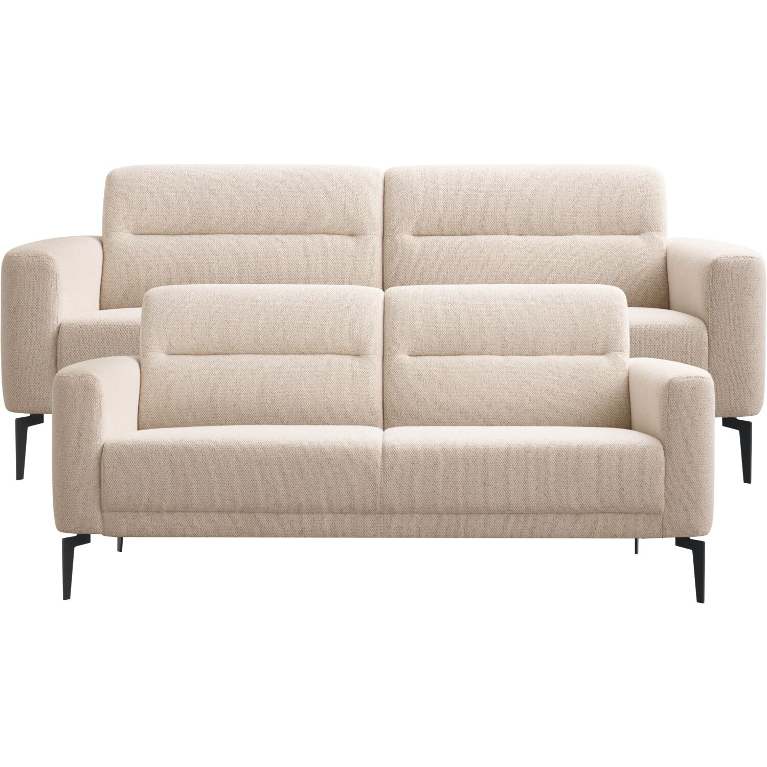 3 (2x90) + 2,5 zitsbank Polyether, naturel