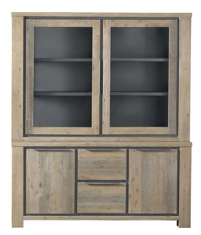 Vitrinekast Robusto 200 x 168 vintage grey