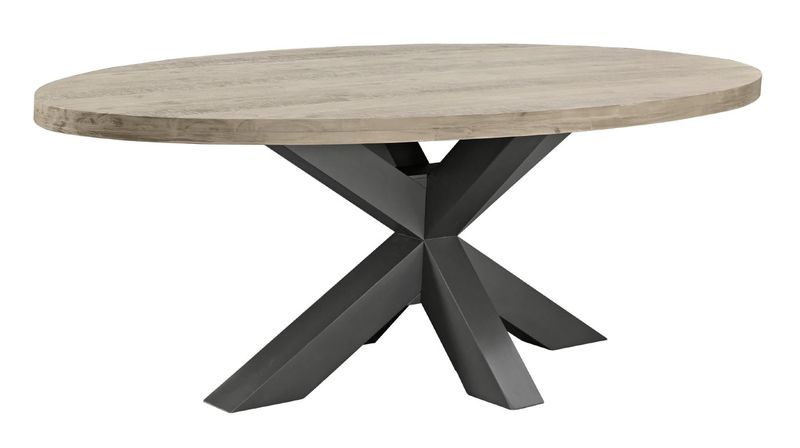 Eettafel Robusto 230 x 115 vintage grey
