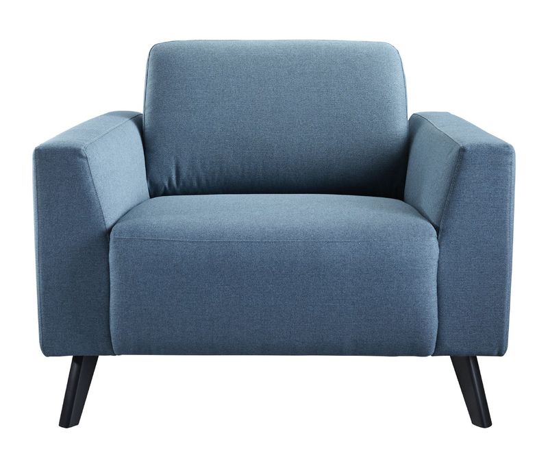 Fauteuil Nyborg topline met HR-schuim zitting turquoise