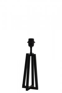 Lampvoet Moira mat zwart, 11,5x11,5x31 cm