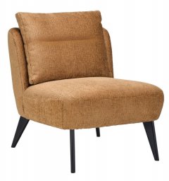 Fauteuil Bolenta cognac textiel, 70x90x84 cm
