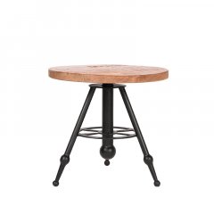 Bijzettafel Solid rough mangohout, 45x44 cm