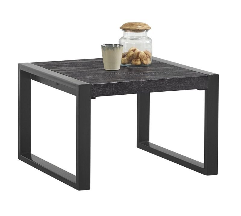 Salontafel Newhaven 60 x 60 zwart