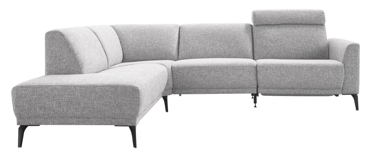 Hoekbank Mendon HR-schuim zitting zinc