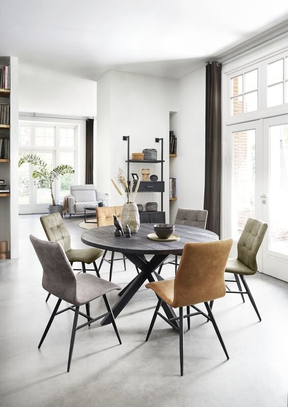 Eettafel Cavino 135 zwart