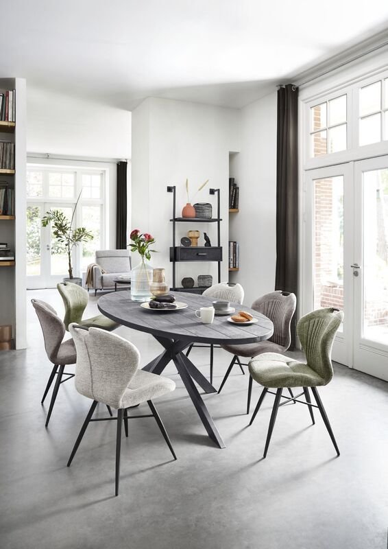 Eettafel Cavino 230 x 115 zwart