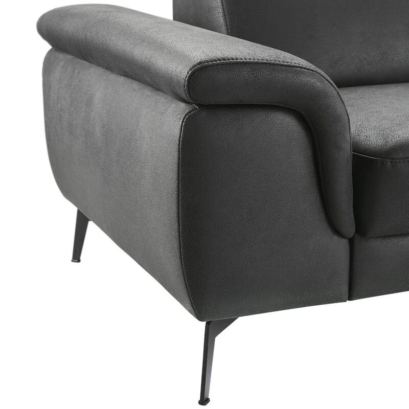 3,5-zitsbank Tusari HR-schuim zitting antraciet