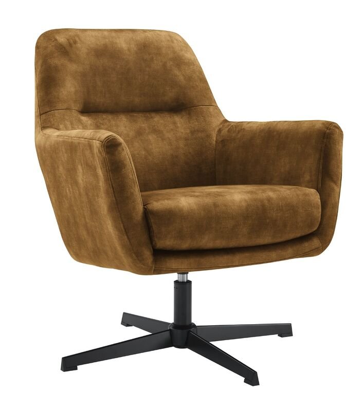 Draaifauteuil Tarkio cognac