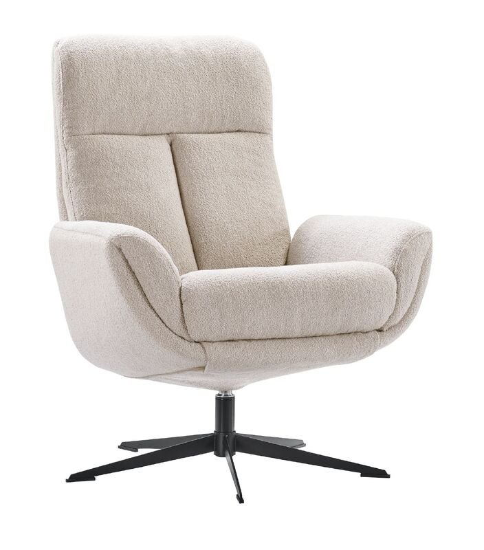 Draaifauteuil Langley naturel