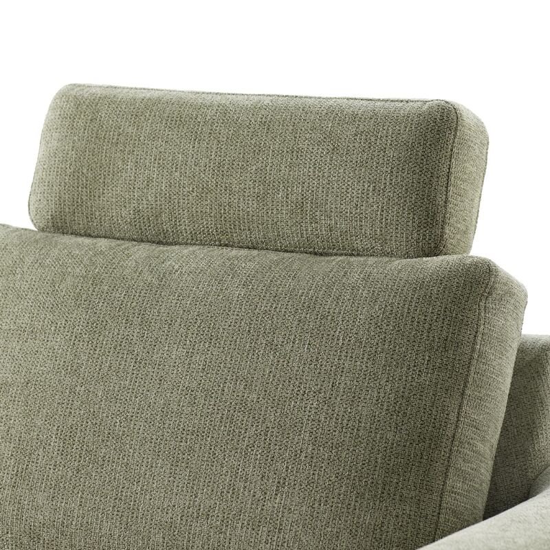 Hoekbank Flandria comfortschuim + HR-schuim zitting groen