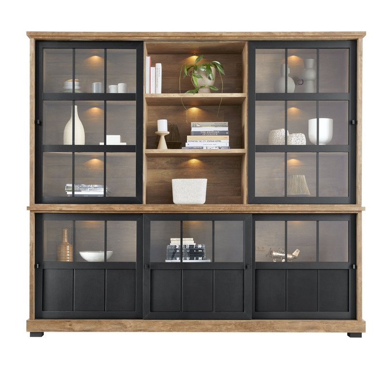 Wandkast Ladonia Old Teak