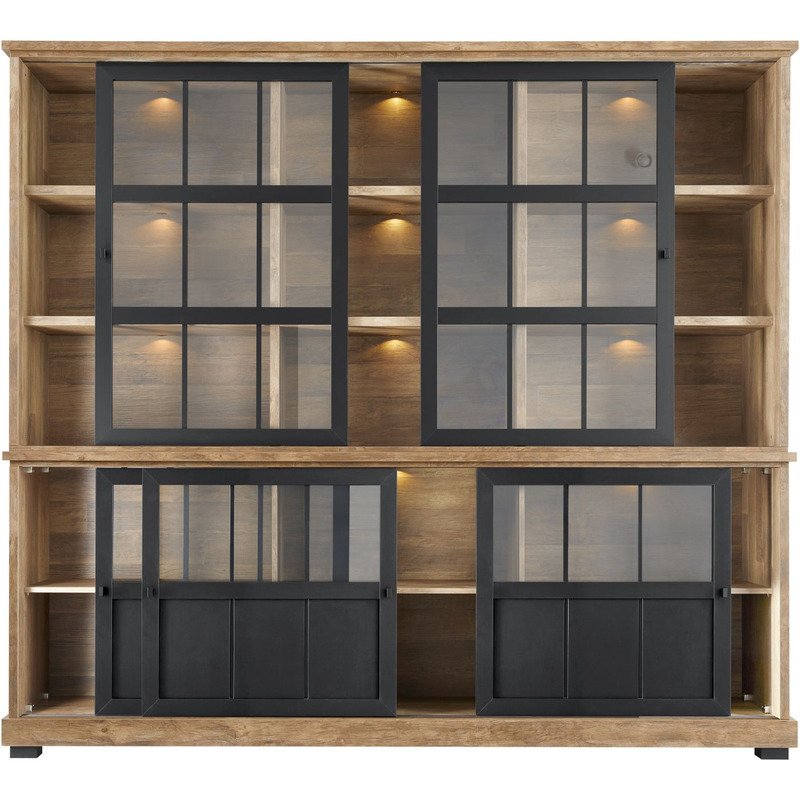 Wandkast Ladonia Old Teak