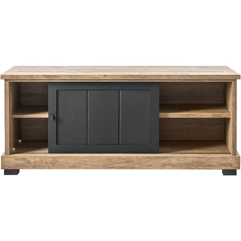 TV-meubel Ladonia Old Teak i.c.m. zwart