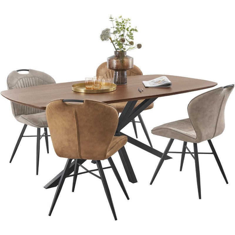 Eettafel Maverna deens ovaal 220 x 105 cm