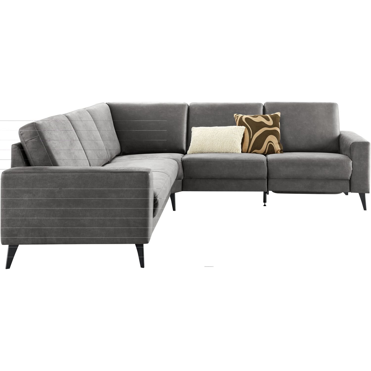 Hoekbank Nyborg antraciet