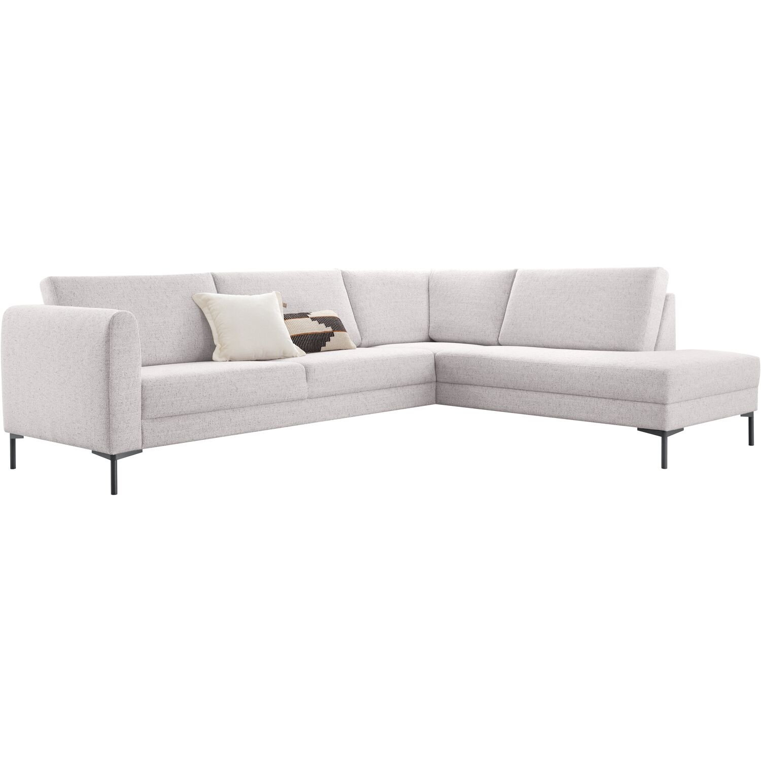 Hoekbank Arluno polyetherschuim, silver