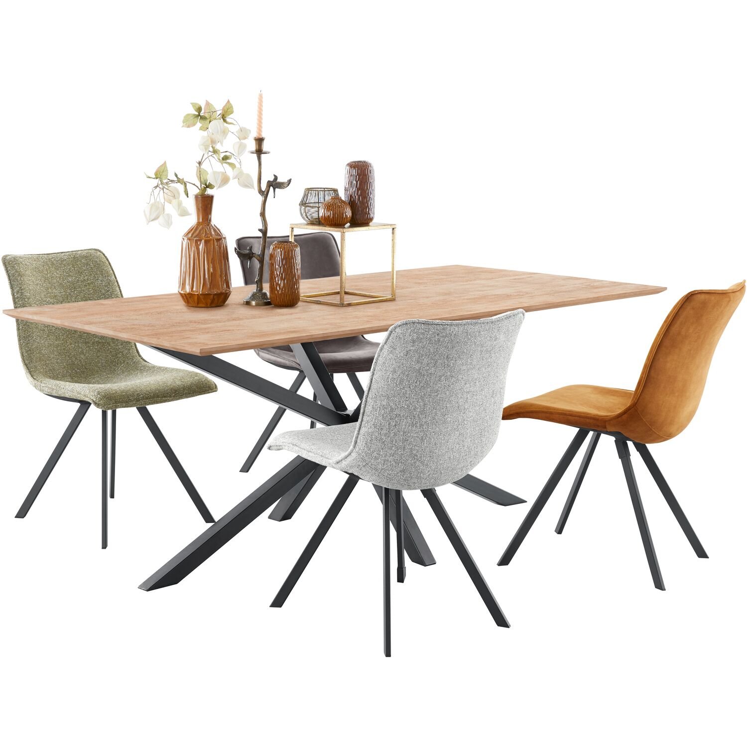 Eettafel Piastra 190x95 mango warm naturel