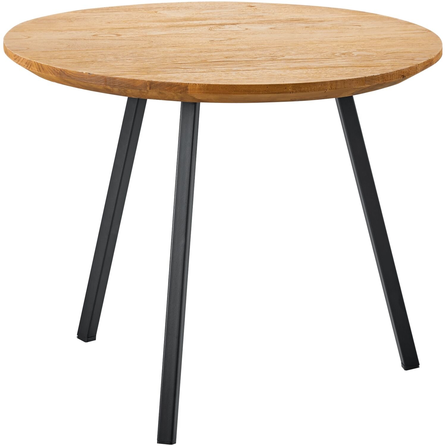 Bijzettafel Aska ø55 teak naturel brushed