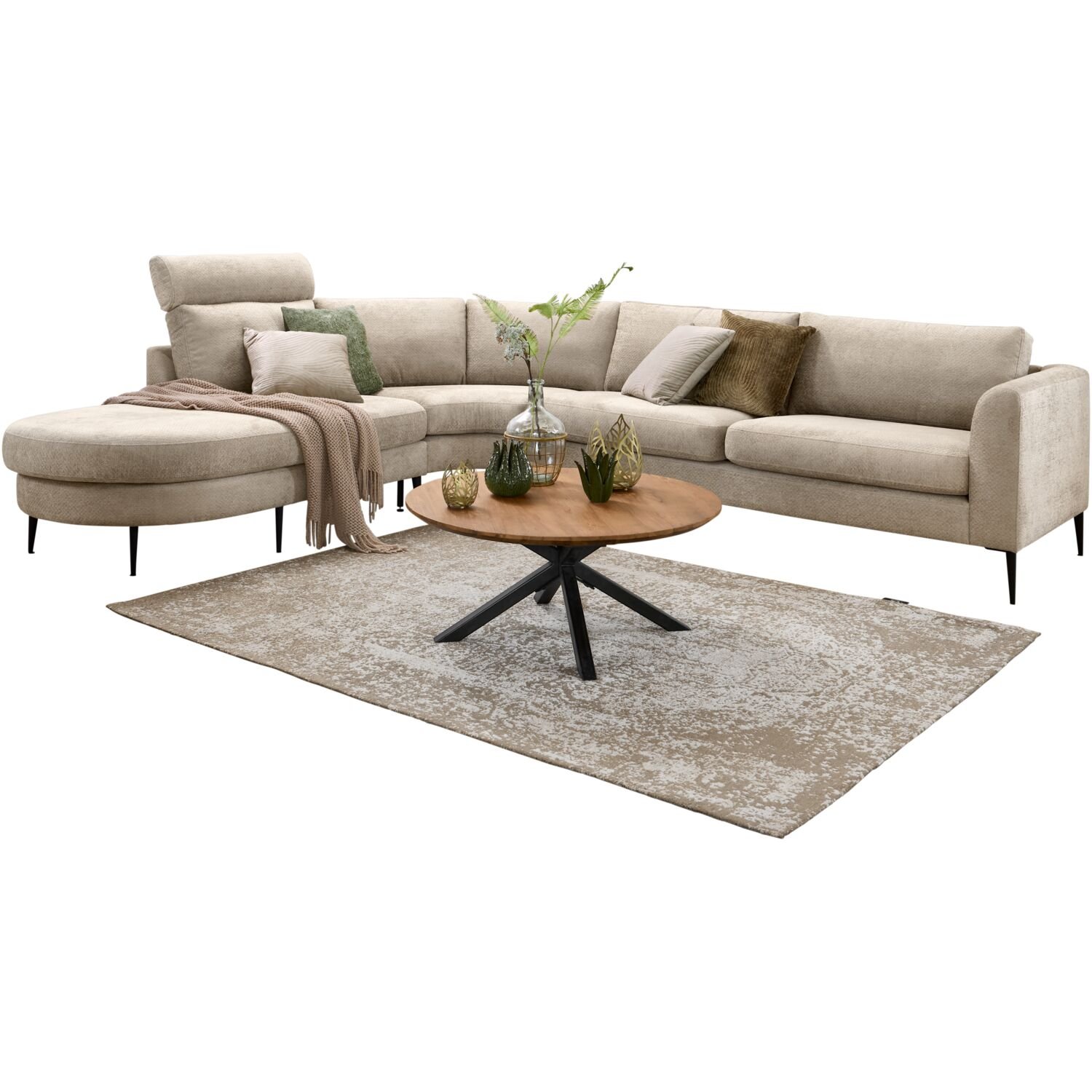 Salontafel Aska 90 teak naturel brushed