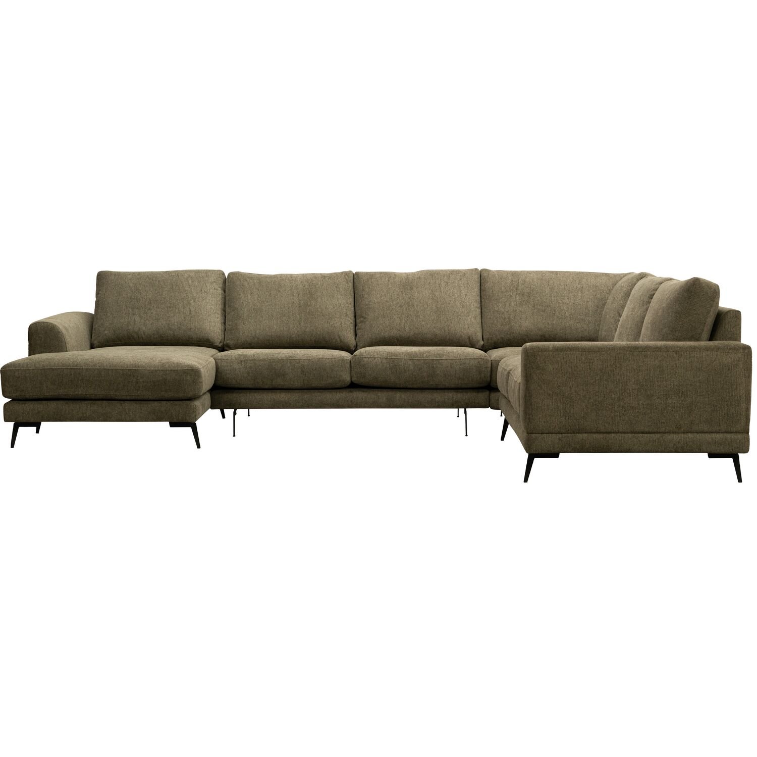 Hoekbank Flandria hunter + pocketvering i.c.m. visco-schuim