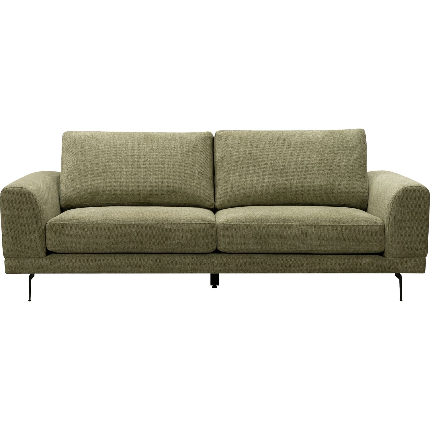 3 zitsbank Flandria green, pocketvering i.c.m. visco-schuim