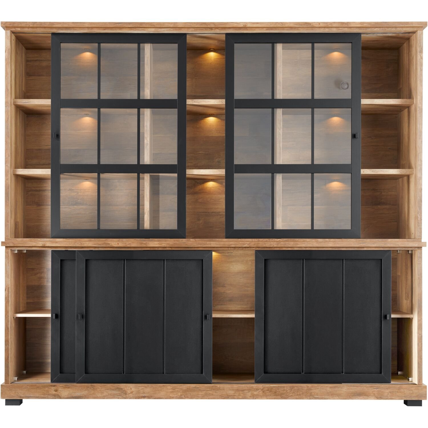 Wandkast Ladonia Old Teak