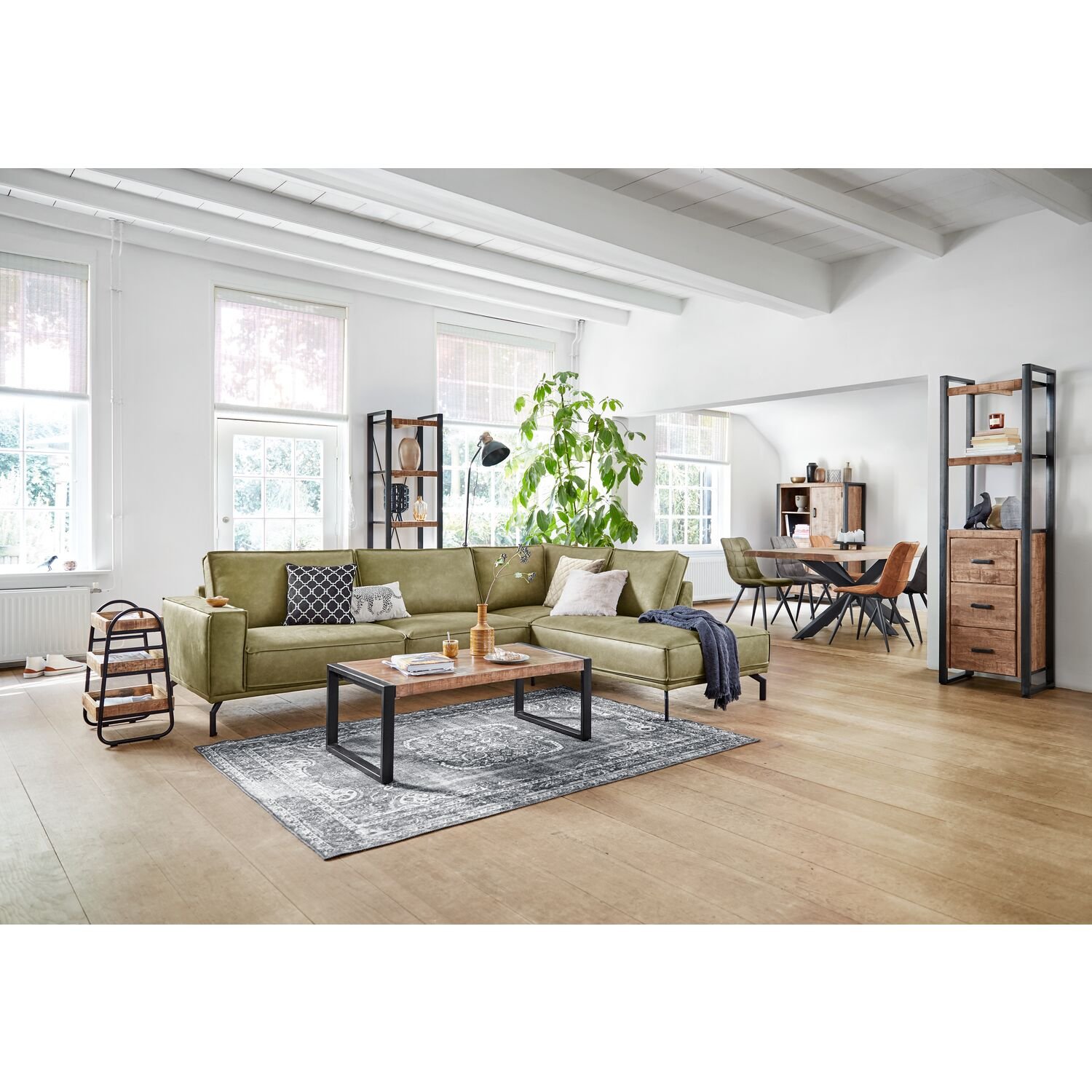 Hoekbank Alburg moss