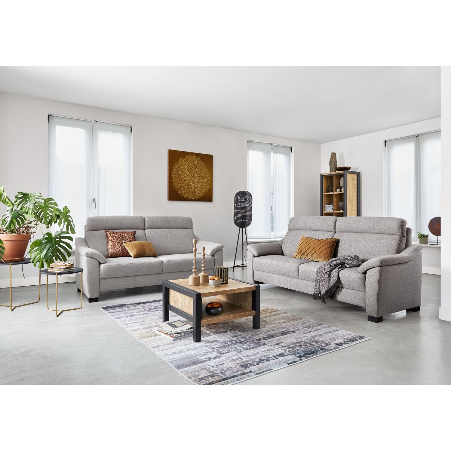 3-zitsbank Creon polyetherschuim zitting stone