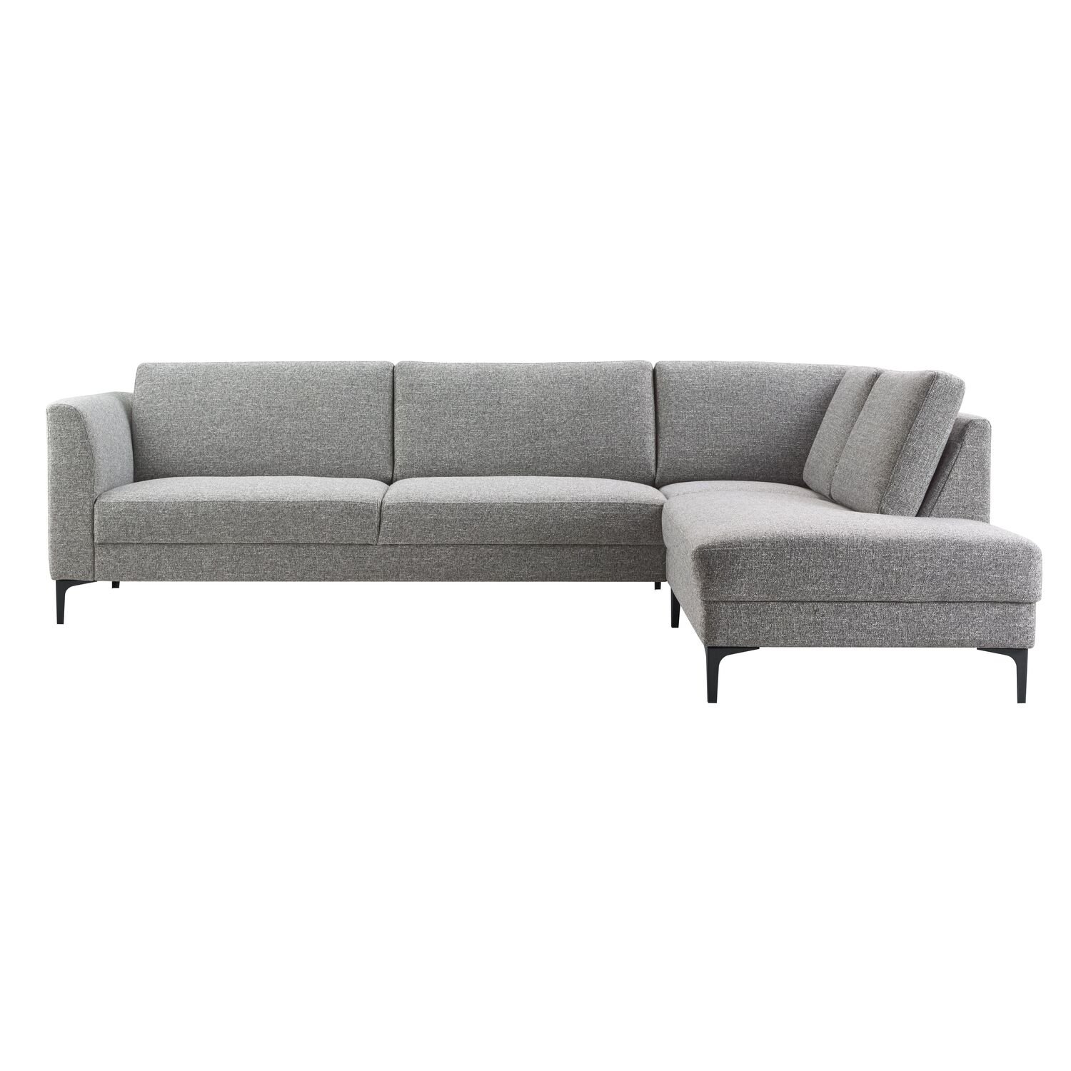 Hoekbank Gulnare polyetherschuim zitting grijs