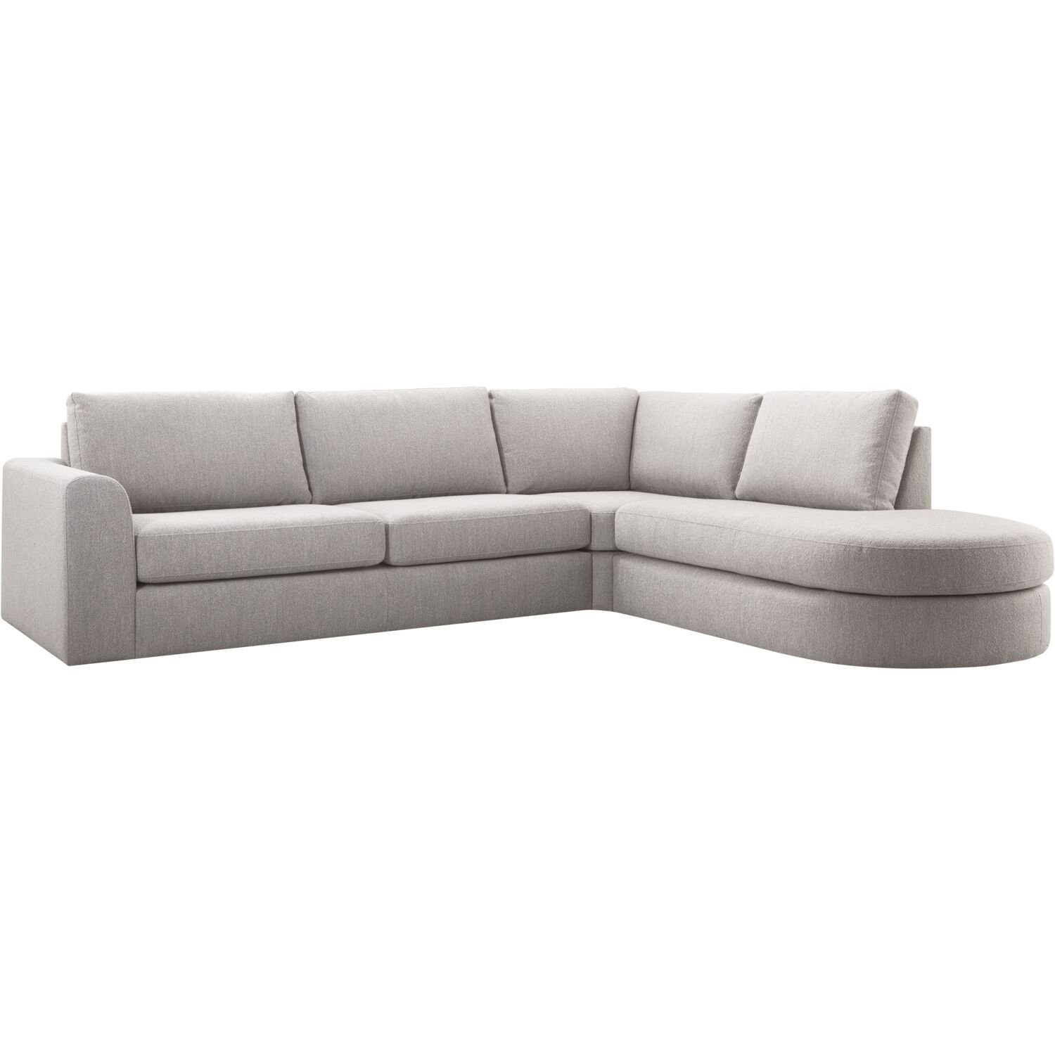 Hoekbank Arnad HR-koudschuim, steel