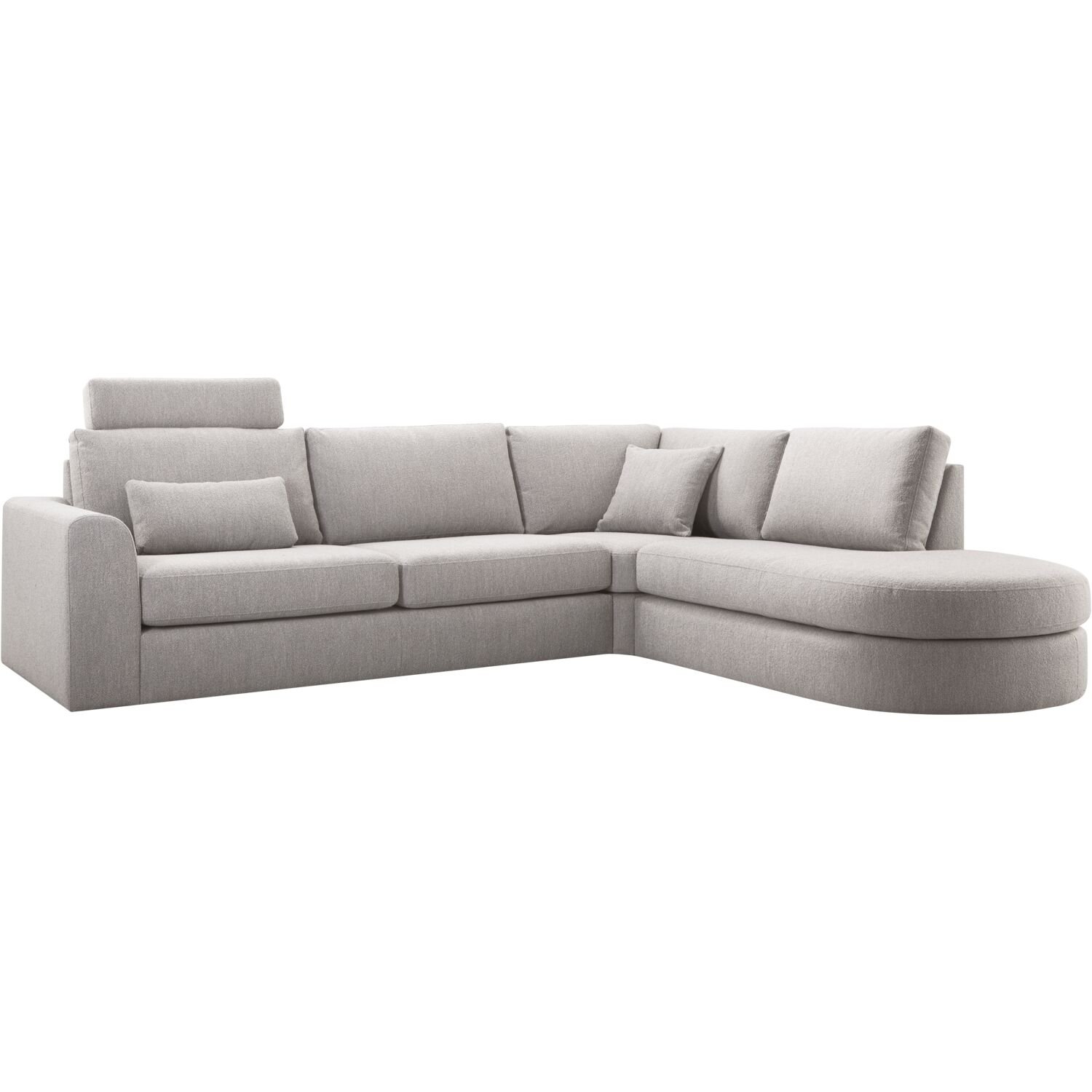 Hoekbank Arnad HR-koudschuim, steel