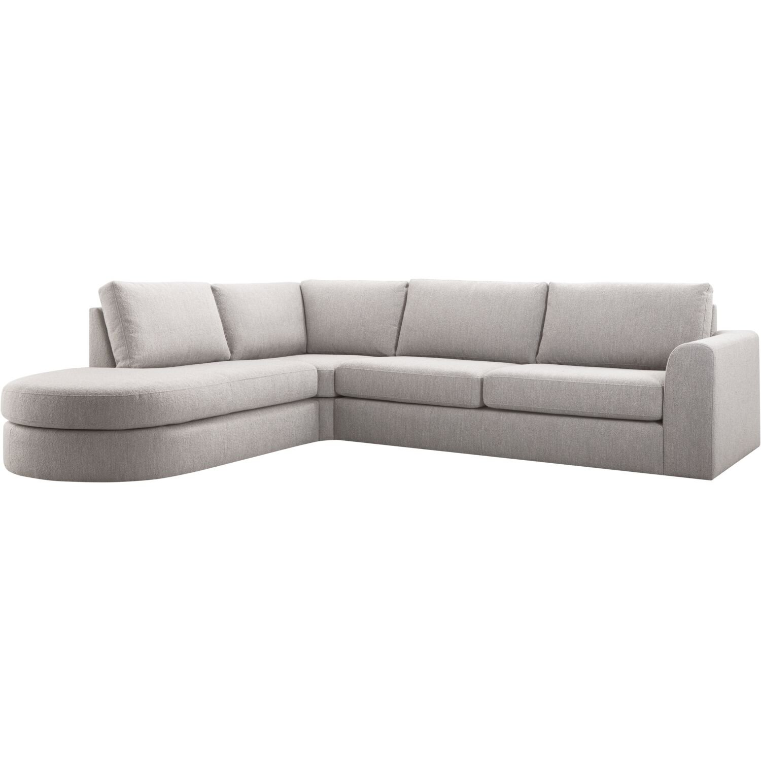 Hoekbank Arnad HR-koudschuim, steel