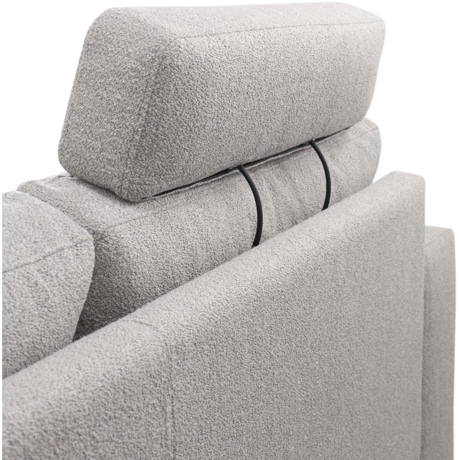 Hoekbank Arnad HR-koudschuim, steel