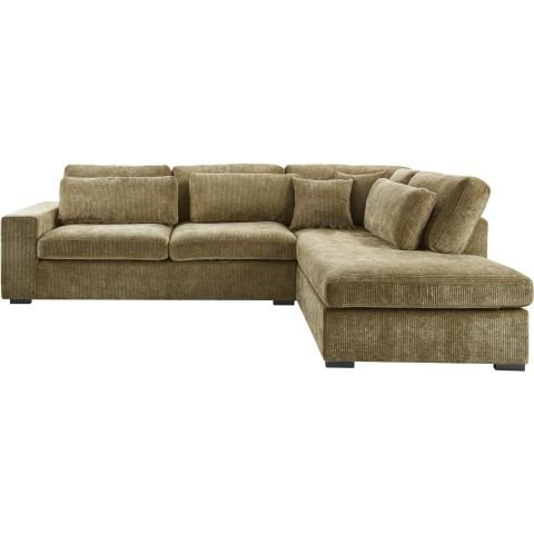 Hoekbank Yukom HR-schuim, jungle