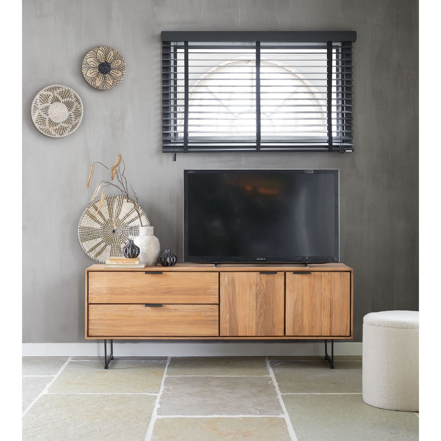 TV-meubel Aska Naturel