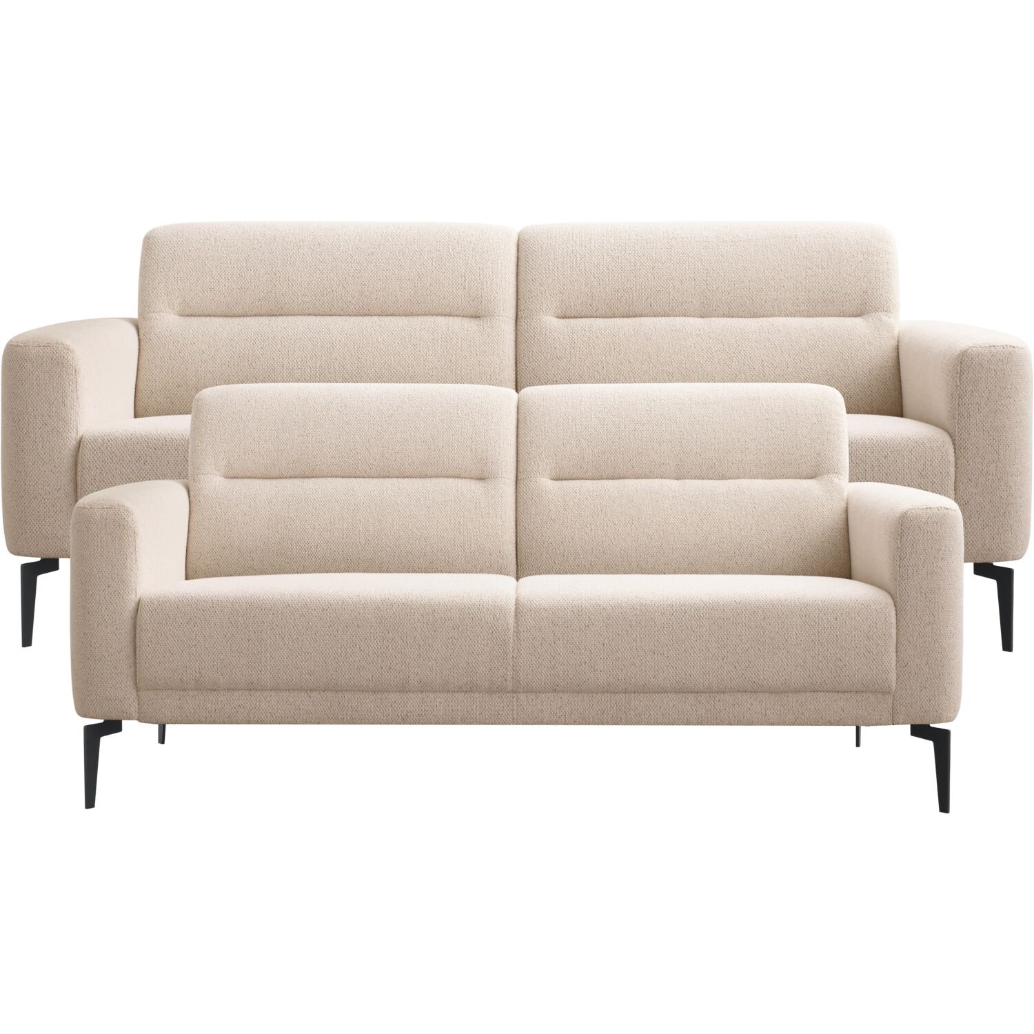 3 (2x90) + 2,5 zitsbank Polyether, naturel