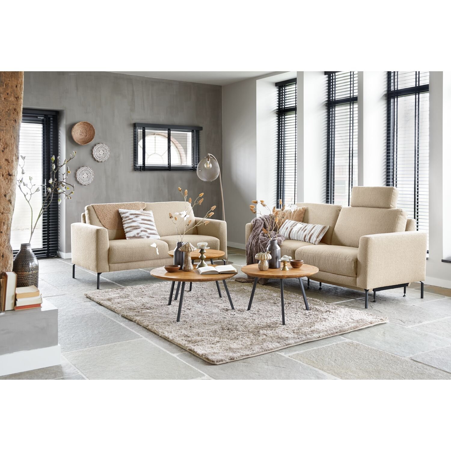 2 zitsbank Moscato HR-schuim, beige