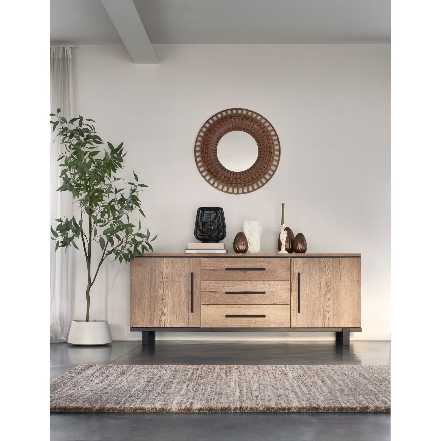 Dressoir Adanti 77 x 195 barley