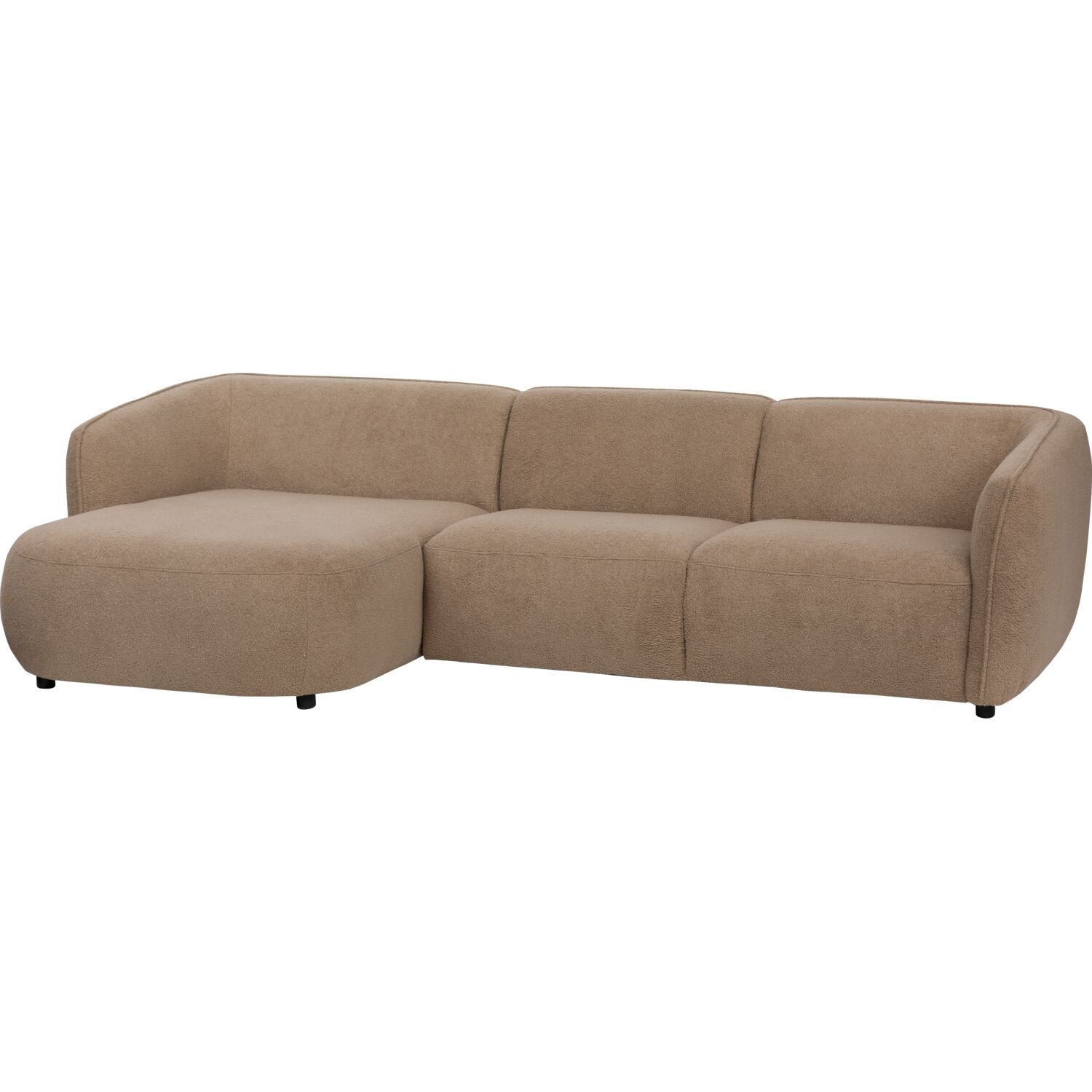 Hoekbank Harper polyether bruin