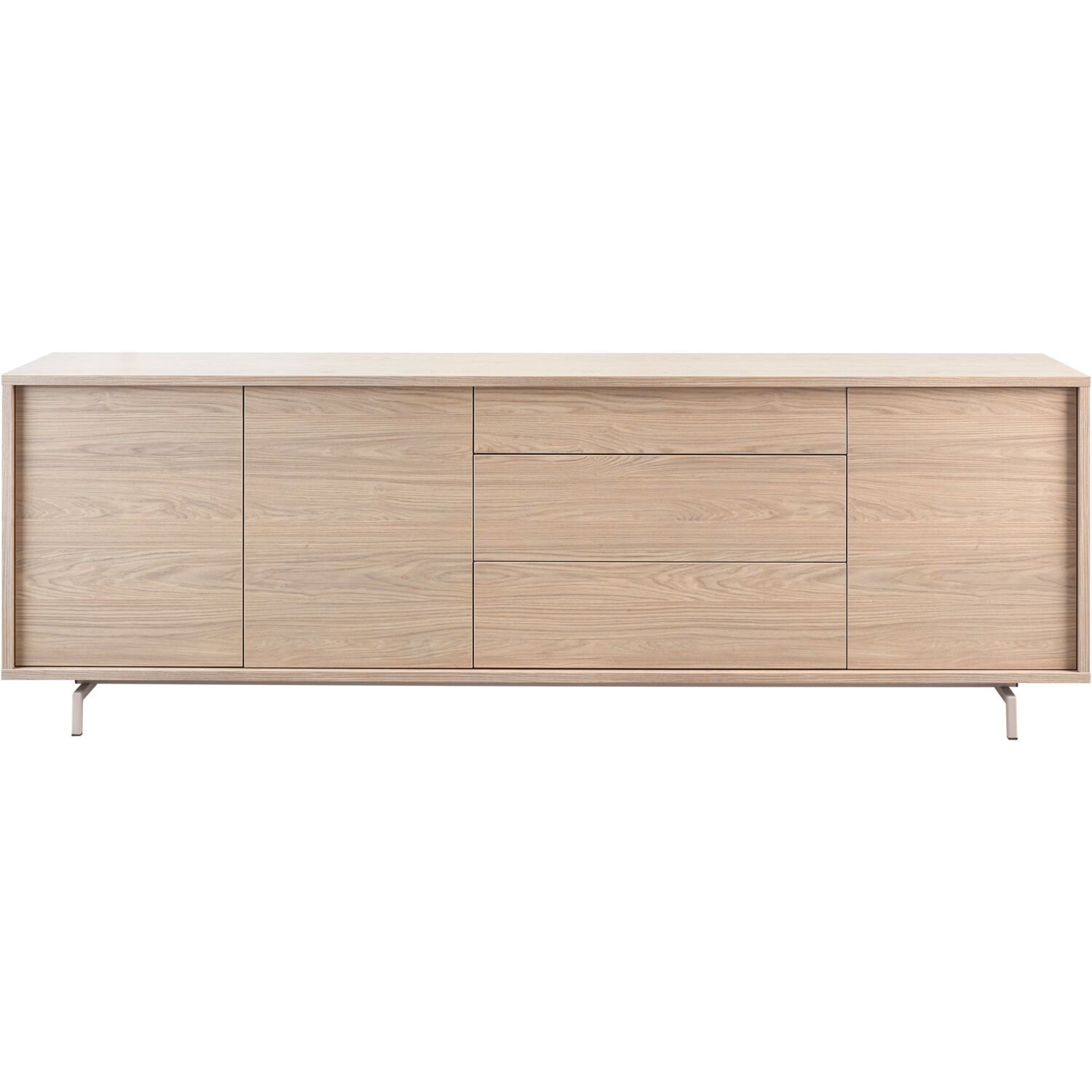 Dressoir Famosa 76x228x45 cm bruin