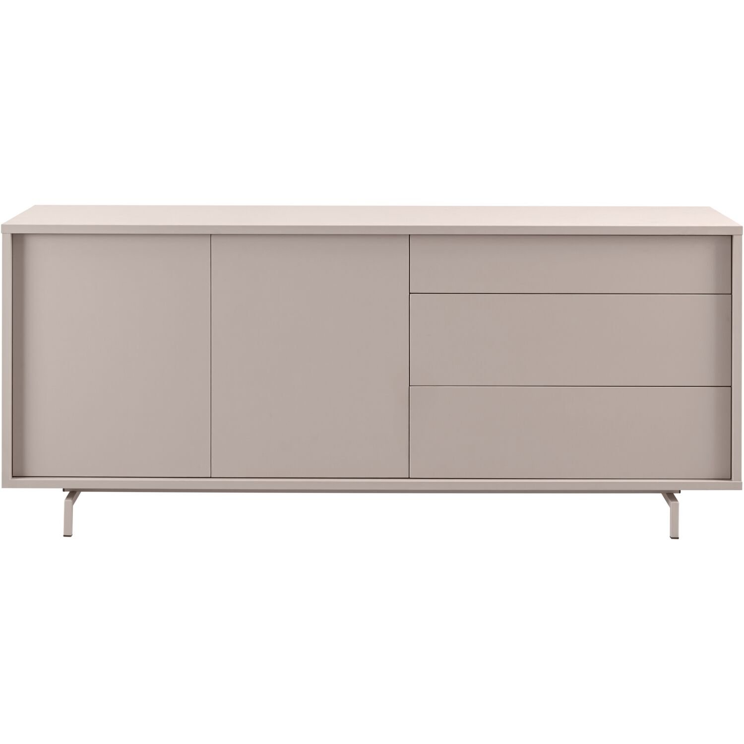 Dressoir Famosa 2 deurs 3 lade stone grey decor